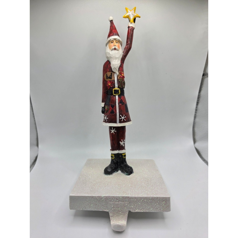 Santa claus stocking holder